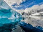 An Iceberg Floating In Andord Bay