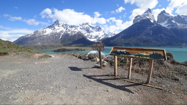 Incredible view of Los Cuernos from across Lake Nordernskjold.