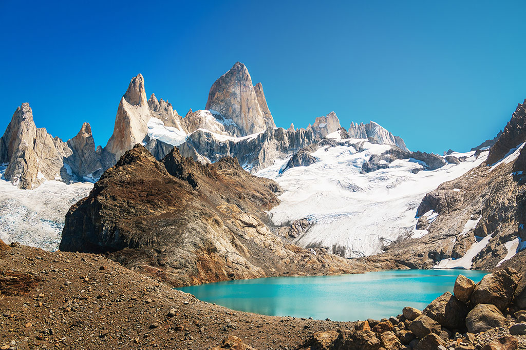 Mount Fitz Roy and Laguna de Los Tres in Patagonia - Patagonia Hero